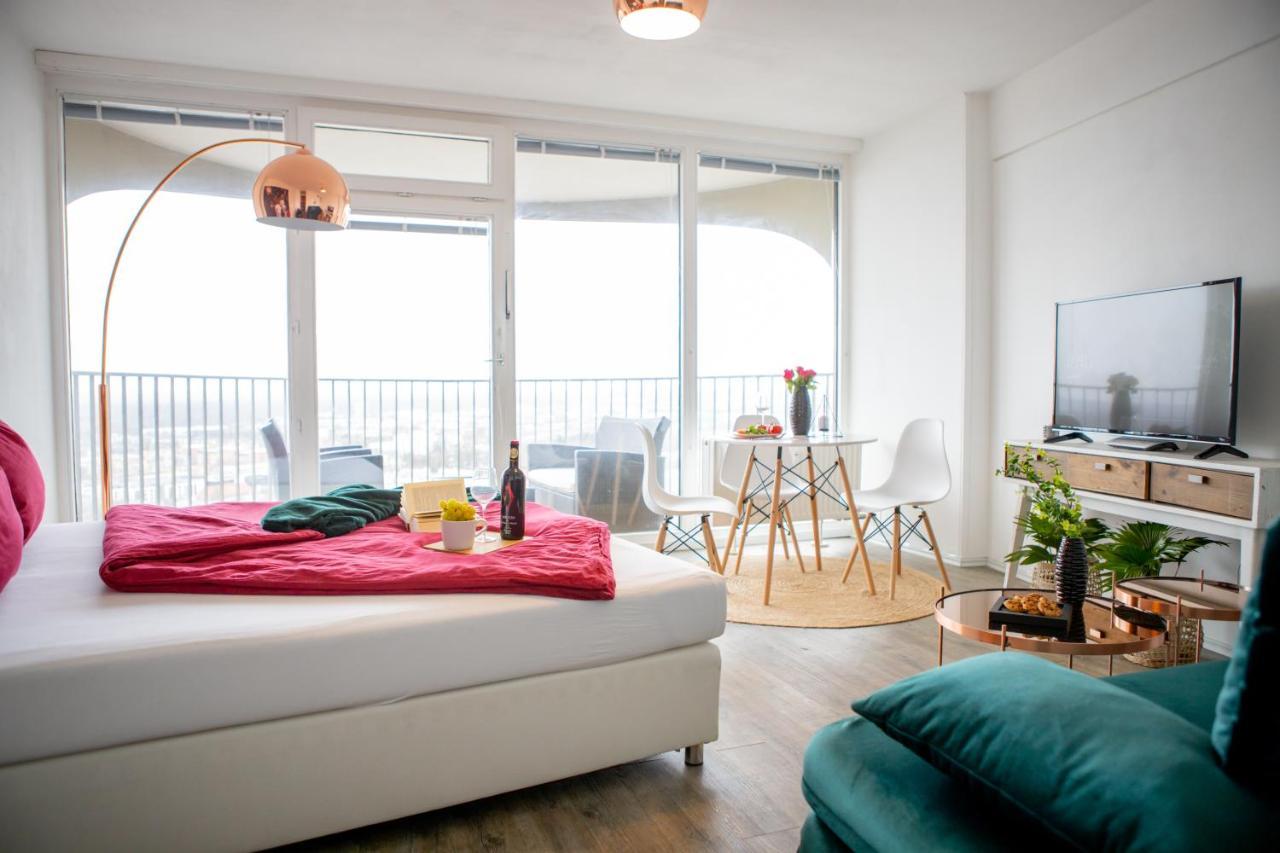 Modernes Apartment Mit Tollem Blick Ueber Die Stadt Augsburg Luaran gambar